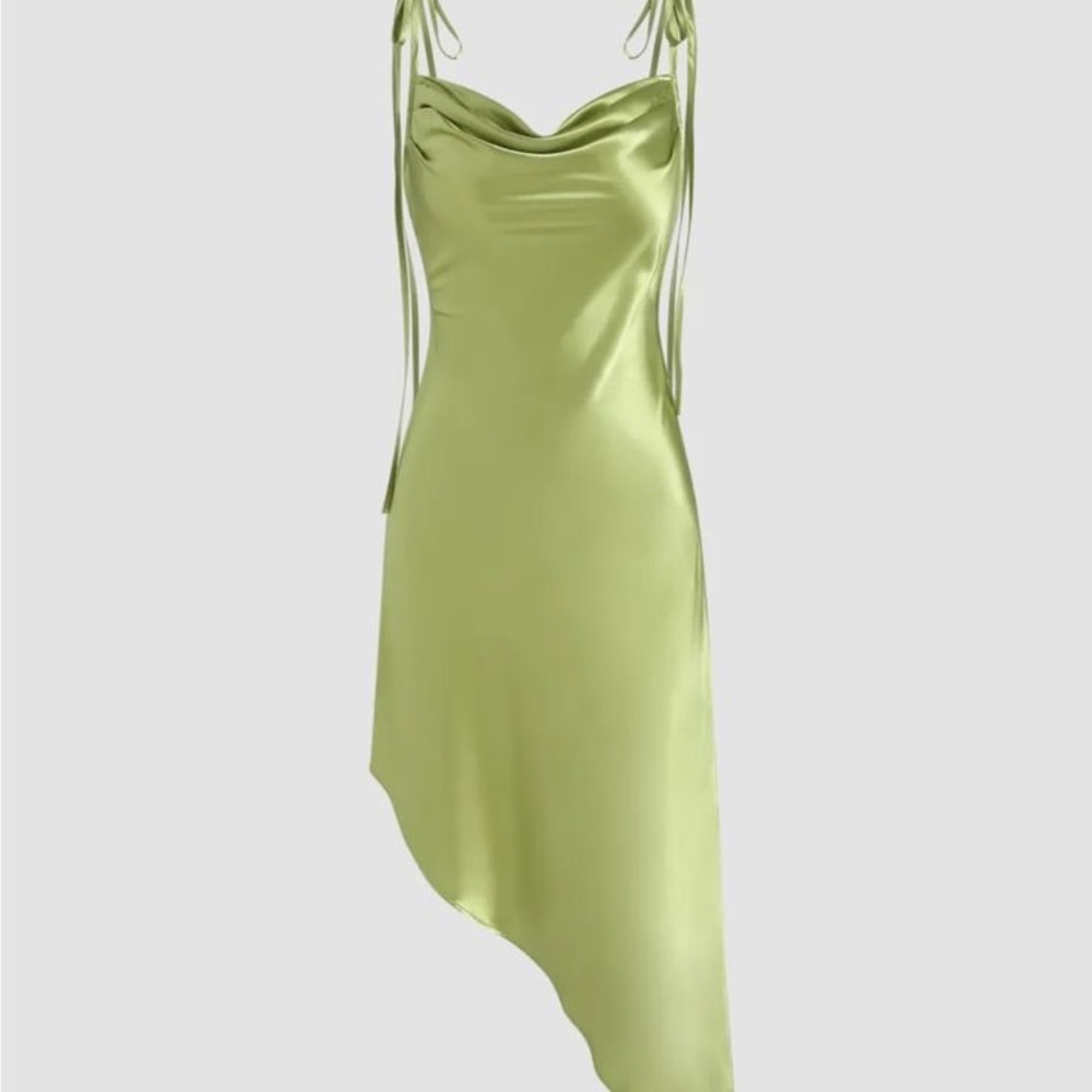 Cider Elegant Olive Green Women's Dress